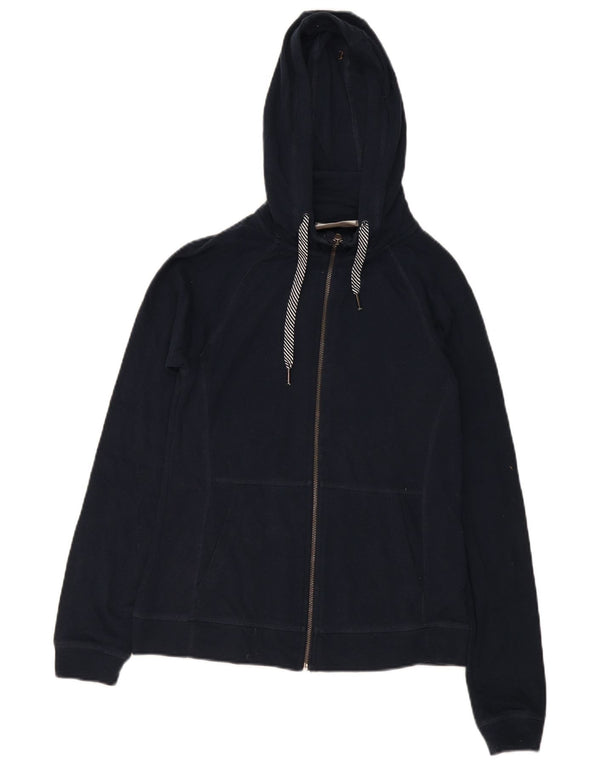 Felpa con cappuccio e zip da donna Mountain Warehouse UK 12 Cotone medio blu navy