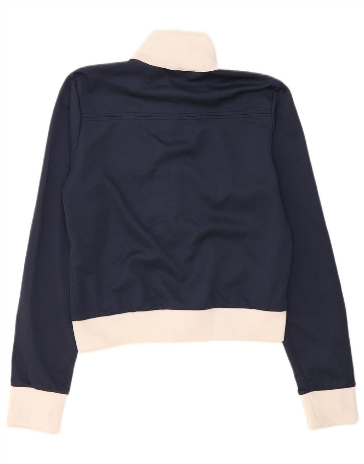 Giacca corta da tuta da donna Zara UK 14 blocco colore blu navy medio