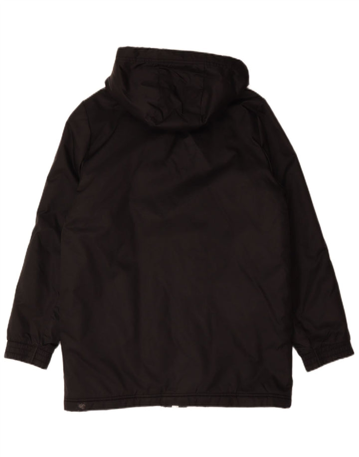 Cappotto imbottito con cappuccio Adidas da ragazzo 13-14 anni in poliestere nero