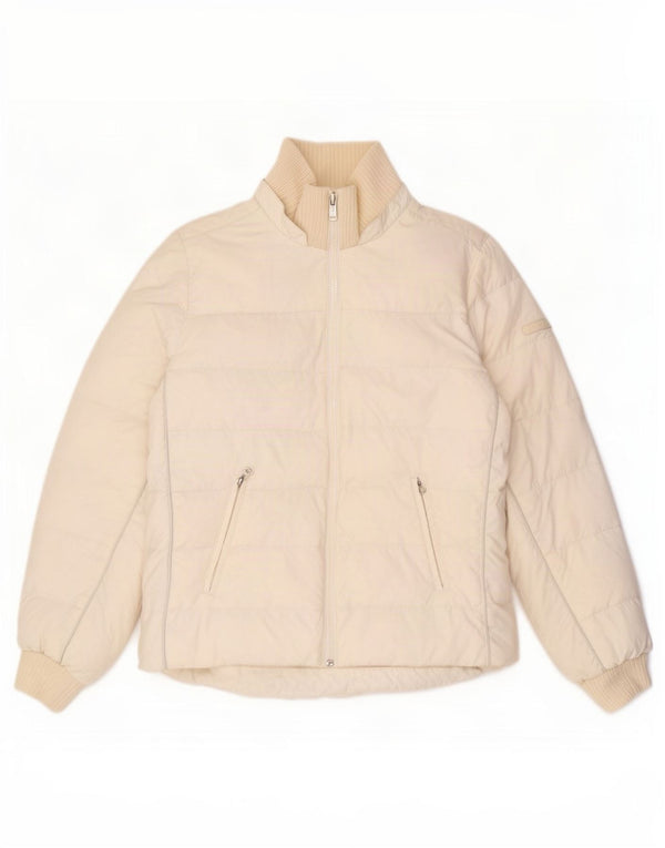 Giacca imbottita da donna Champion UK 10 Small Bianco Poliammide
