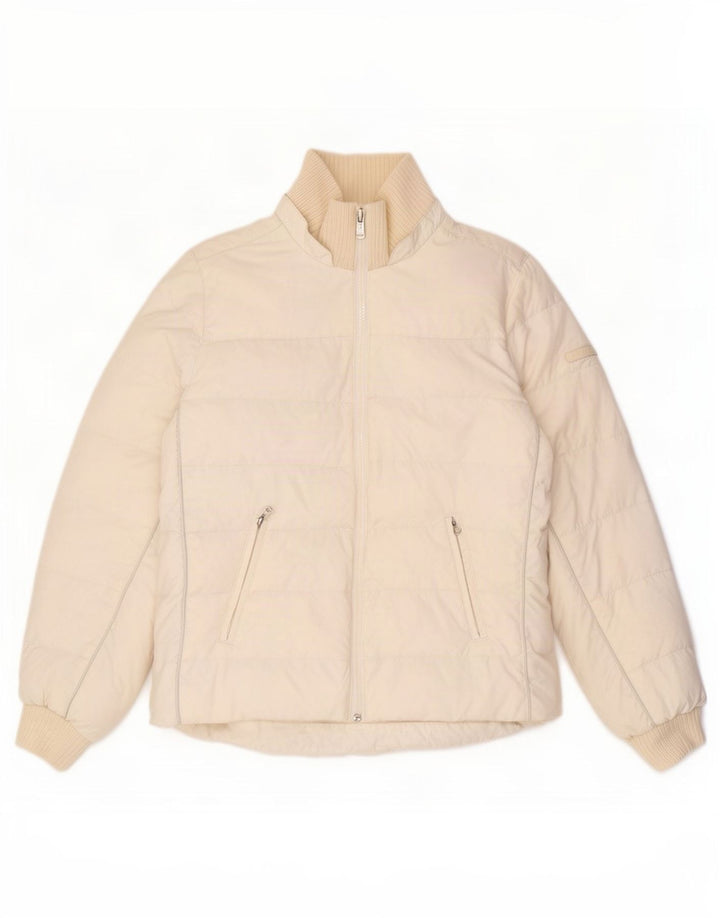 Giacca imbottita da donna Champion UK 10 Small Bianco Poliammide
