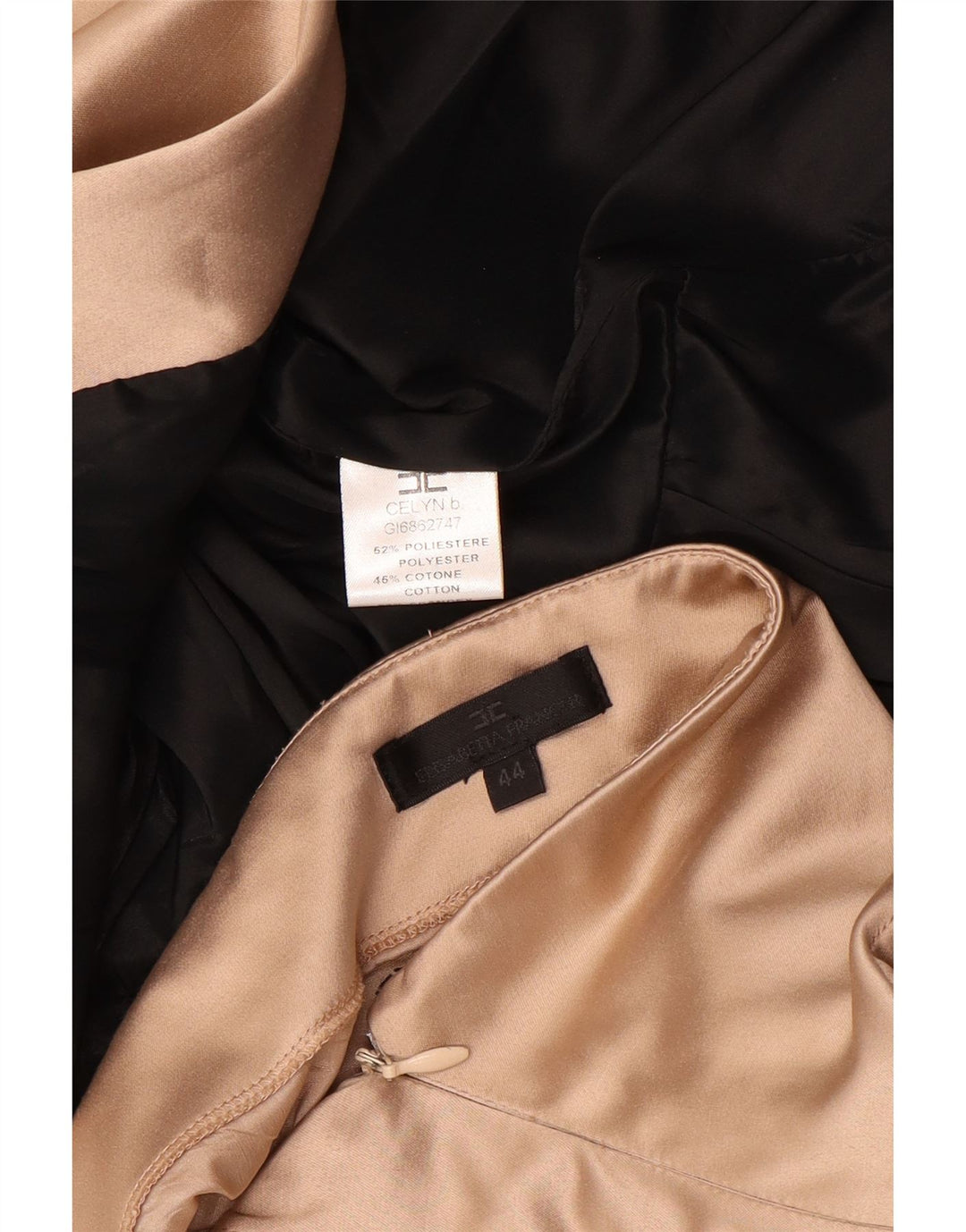 Completo 2 pezzi Donna Elisabetta Franchi IT 44 Poliestere Beige Medio