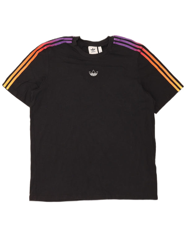 T-shirt da uomo ADIDAS Top XL in cotone nero