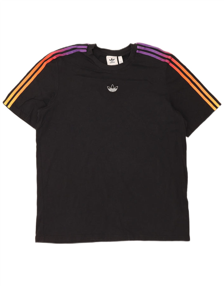 T-shirt da uomo ADIDAS Top XL in cotone nero