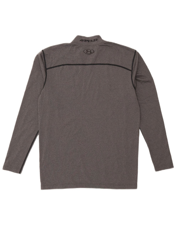 Maglietta Under Armour da uomo Cold Gear Graphic manica lunga XL grigia