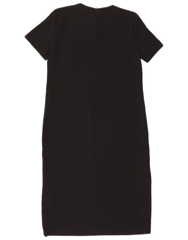Abito tubino Zara da donna UK 14 grande poliestere nero