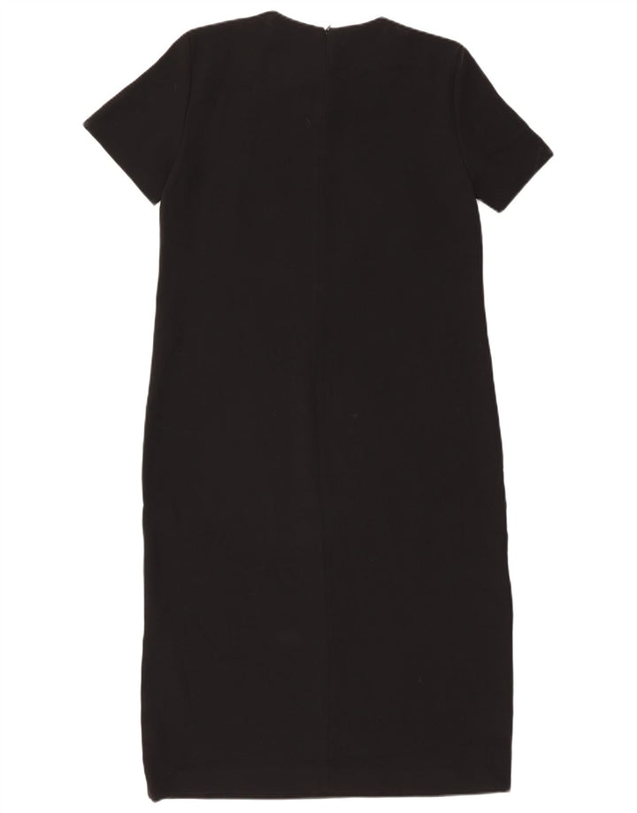 Abito tubino Zara da donna UK 14 grande poliestere nero