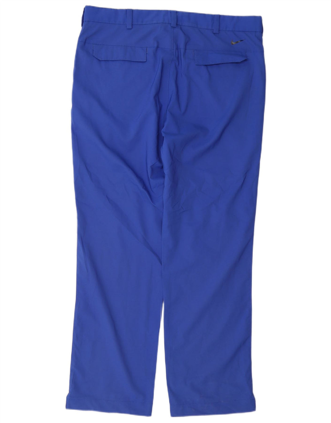 Pantaloni chino dritti Nike Dri Fit da uomo W34 L32 poliestere blu