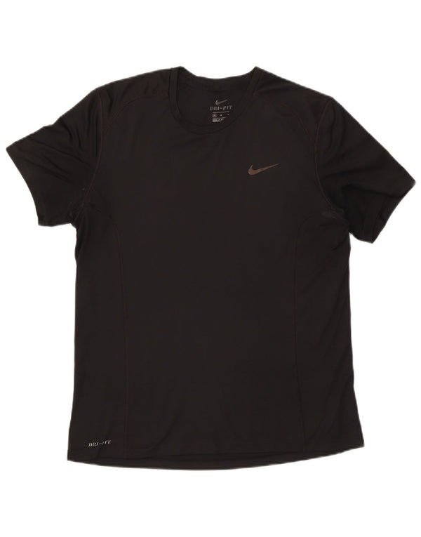 Maglietta Nike Dri Fit da uomo, colore nero medio