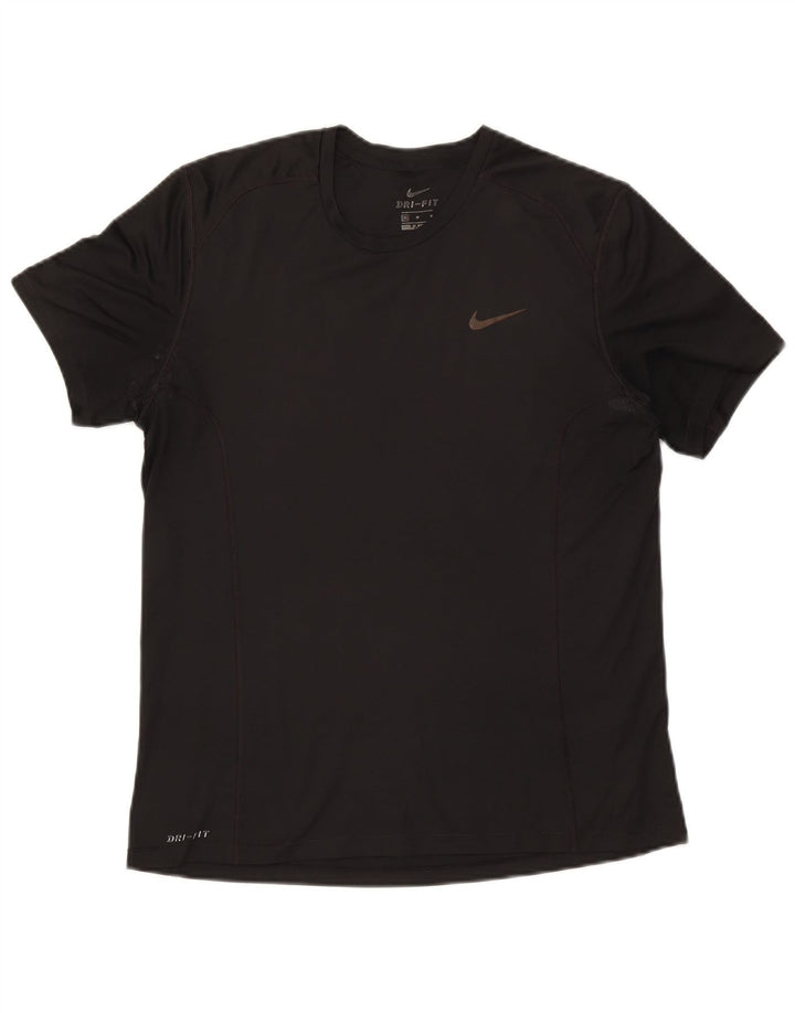 Maglietta Nike Dri Fit da uomo, colore nero medio