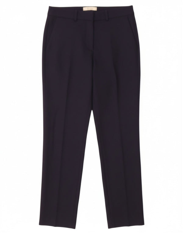 Pantaloni chino slim da donna HOBBS medi W28 L28 blu navy in lana