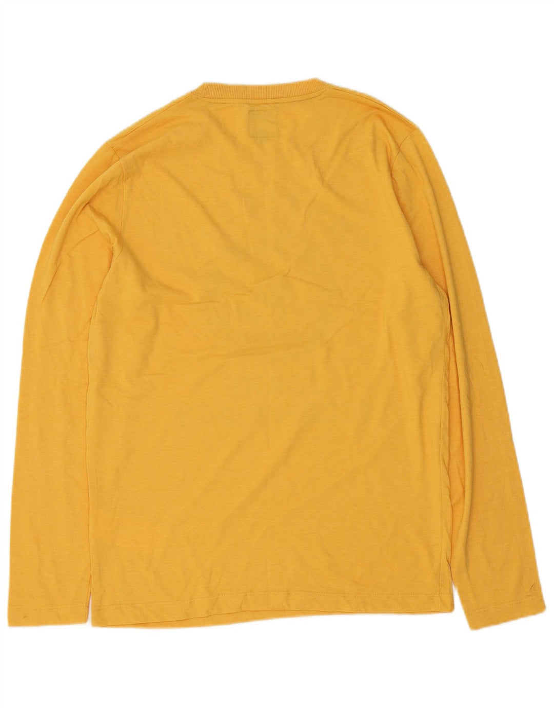 Jack & Jones Top grafico da uomo a maniche lunghe in cotone giallo medio