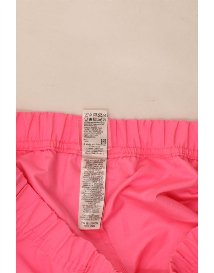 Pantaloncini sportivi per ragazze Marks & Spencer 12-13 anni Poliestere rosa