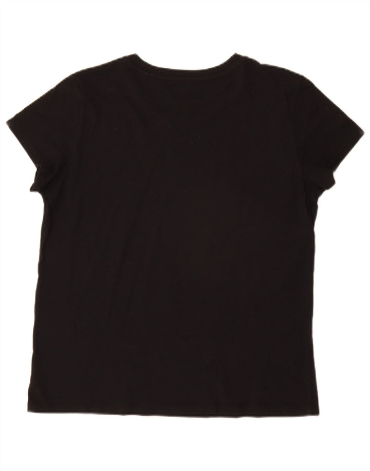 T-shirt grafica da donna Levi's Top UK 14 Medium Nero