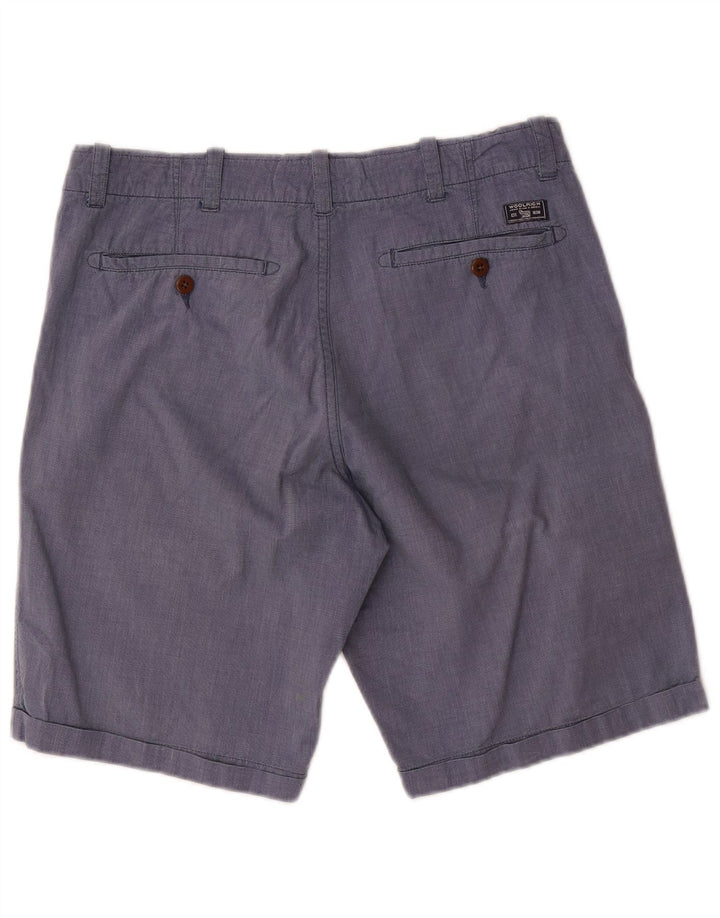 Pantaloncini chino da uomo Woolrich W31 cotone blu medio