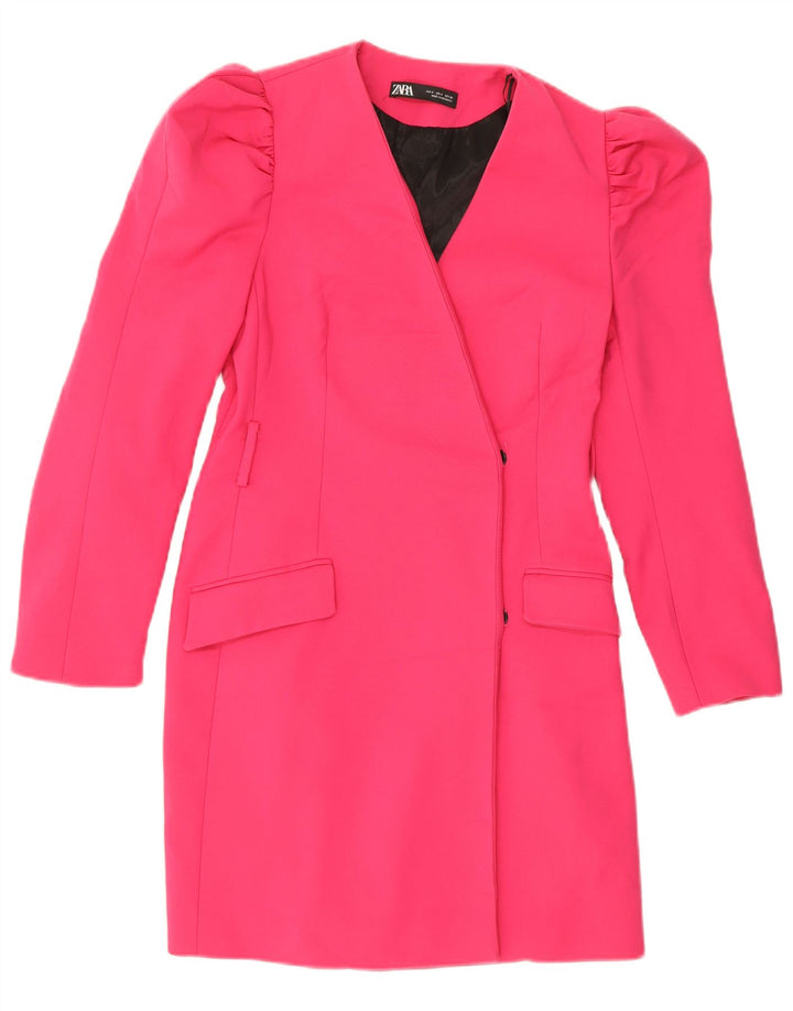 Soprabito Zara da donna UK 8 piccolo in cotone rosa