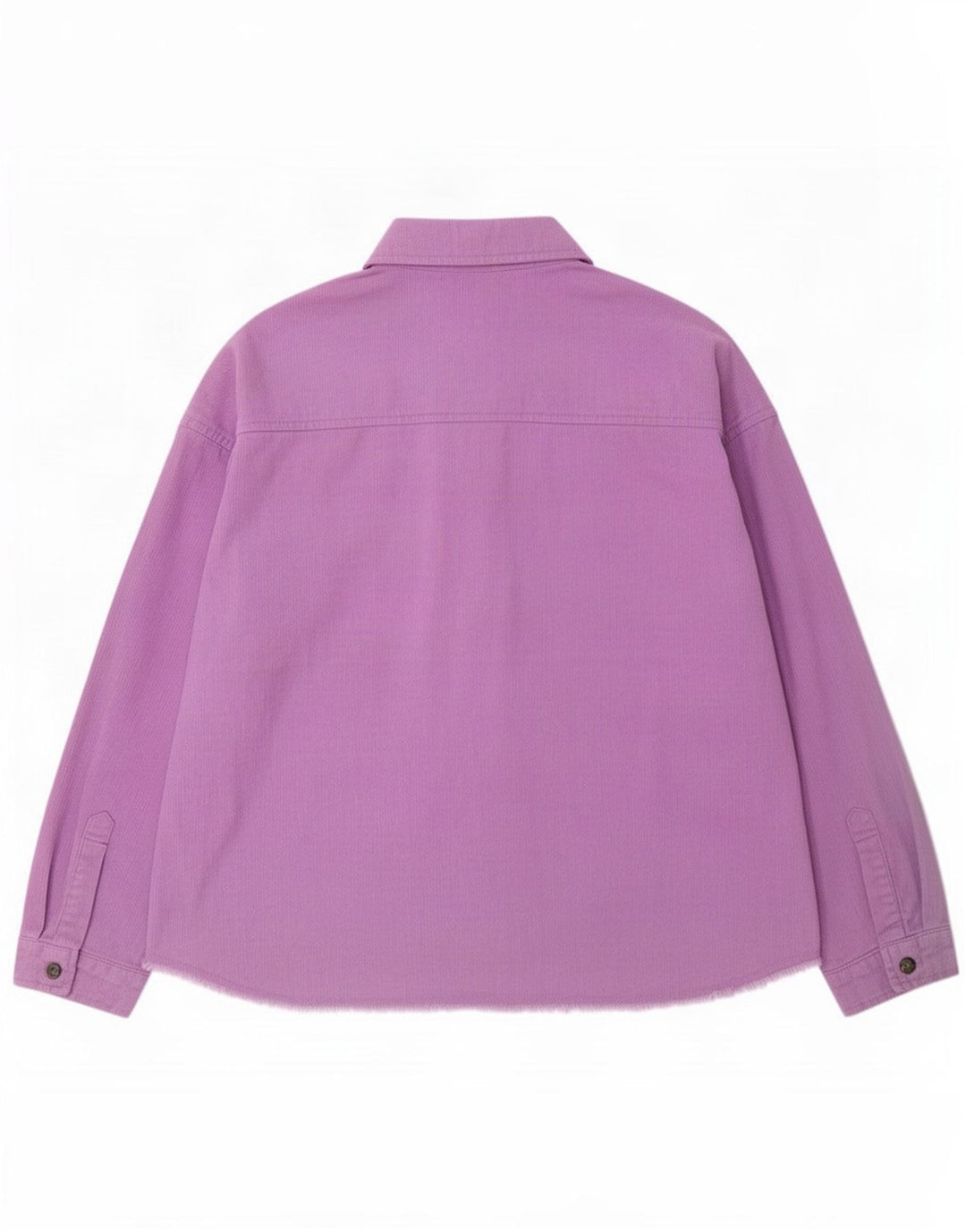 Giacca da donna oversize in velluto a coste Zara UK 16 grande cotone viola