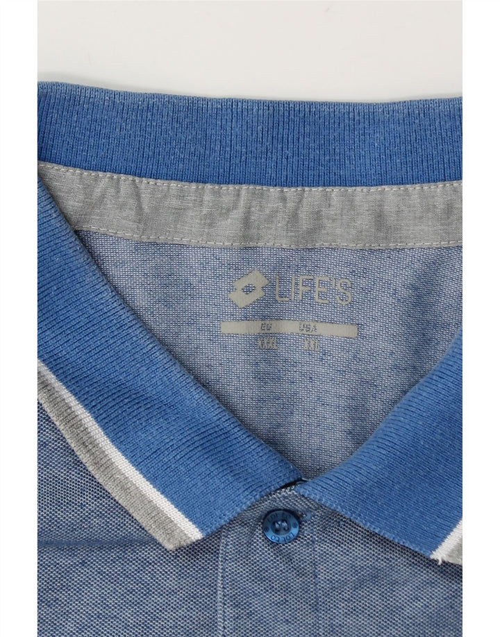 Polo da uomo Lotto Life 2XL Blu