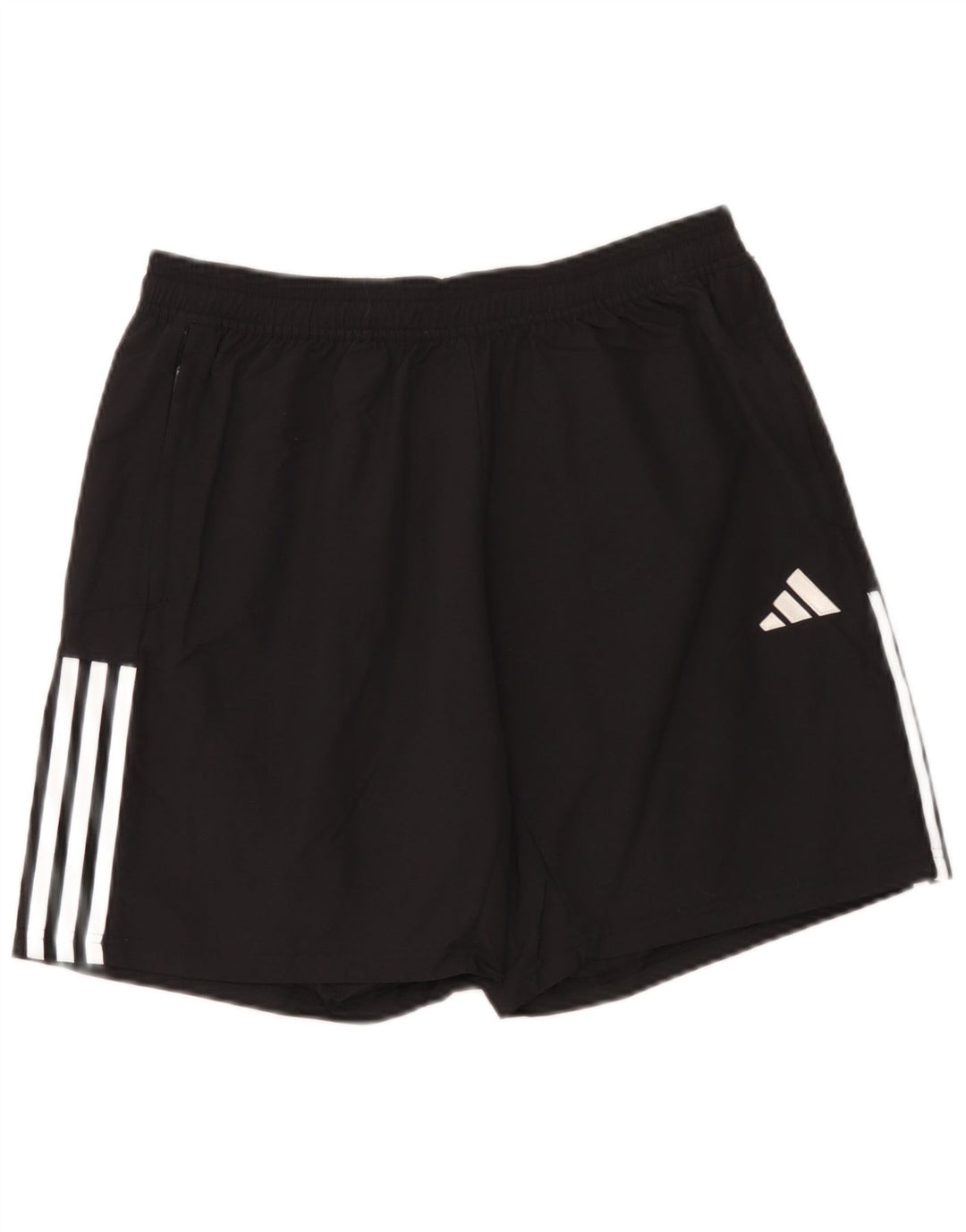 Pantaloncini sportivi Adidas da uomo grandi neri in poliammide