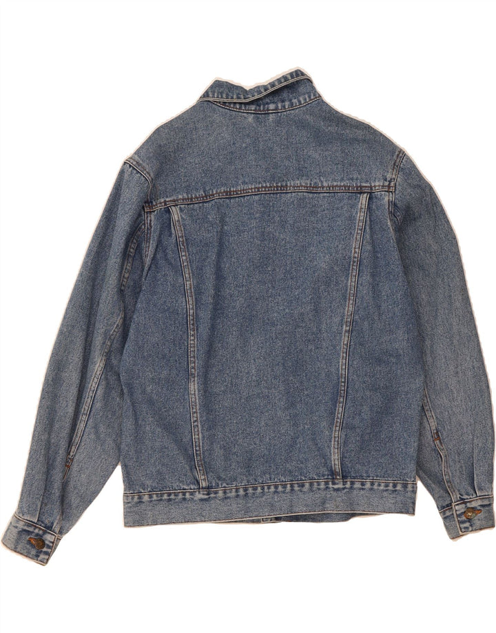 VINTAGE Mens Denim Jacket UK 38 Medium Blue Cotton Vintage Vintage and Second-Hand Vintage from Messina Hembry 