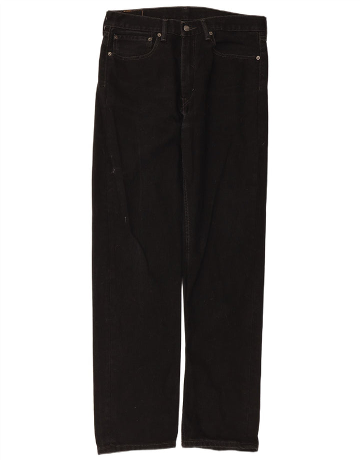 Levi's Uomo 505 Jeans dritti W34 L34 Cotone Nero