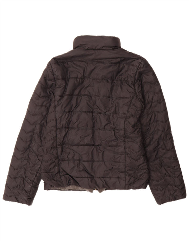 Giacca imbottita da donna Zara UK 12 nylon nero medio