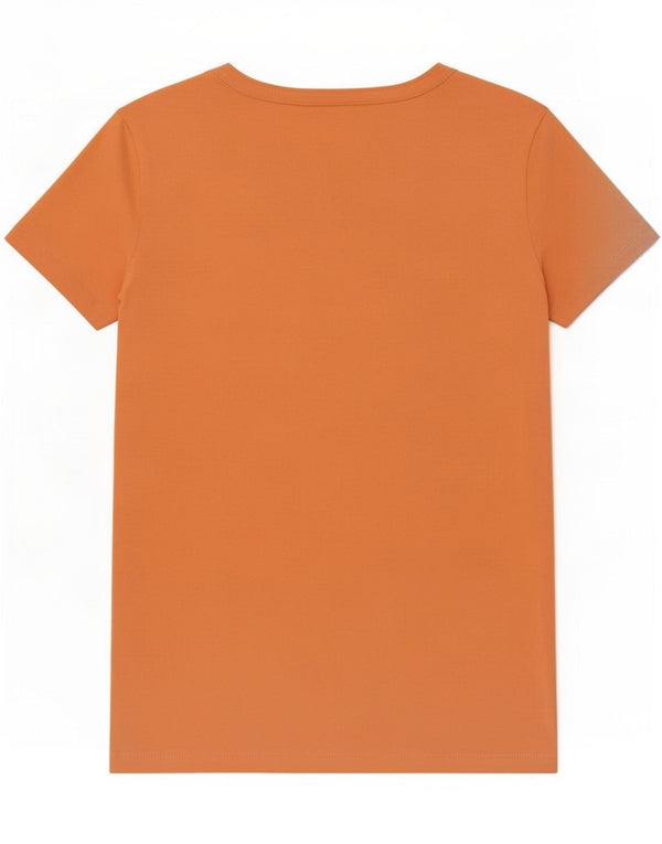 T-shirt grafica da donna Cerruti 1881 Top UK 8 Small Arancione