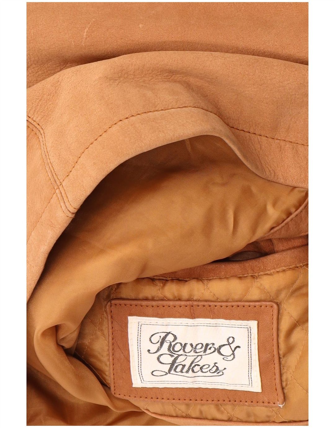 Cappotto in pelle da uomo Rover&Lakes IT 46 piccolo in pelle marrone