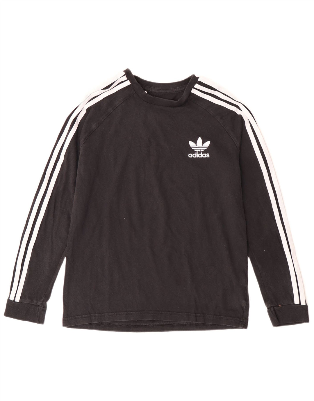 Maglia Adidas da bambino a manica lunga 11-12 anni in cotone nero