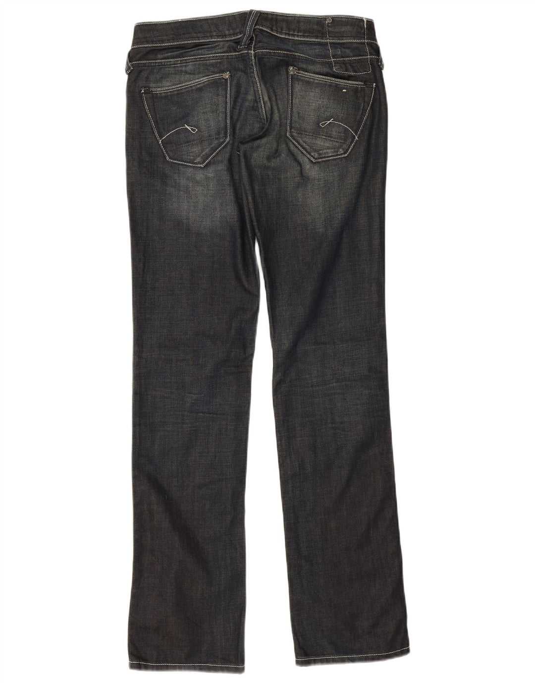 Jeans dritti da donna G-Star W28 L32 cotone blu navy