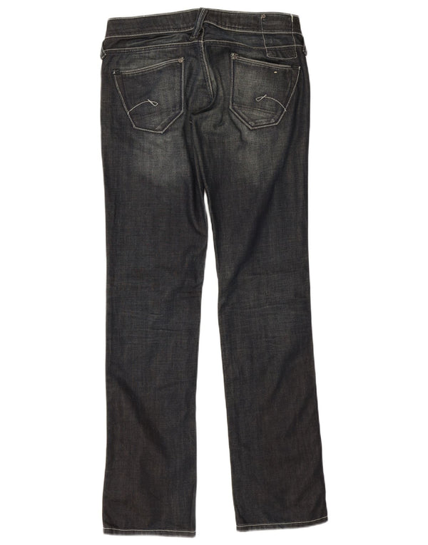 Jeans dritti da donna G-Star W28 L32 cotone blu navy