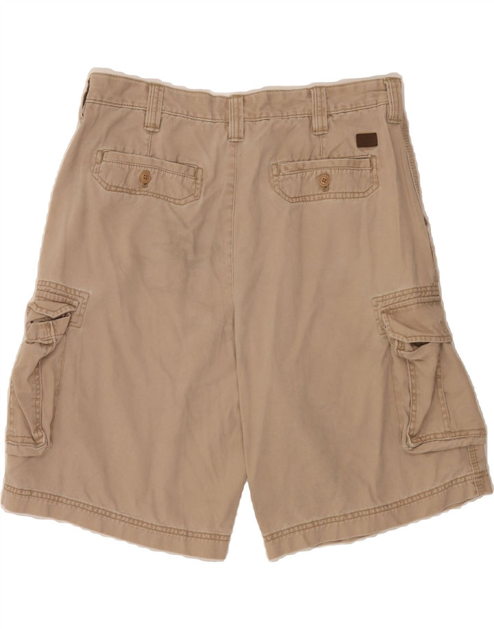 IZOD Mens Cargo Shorts W36 Large  Beige Cotton Vintage Izod and Second-Hand Izod from Messina Hembry 
