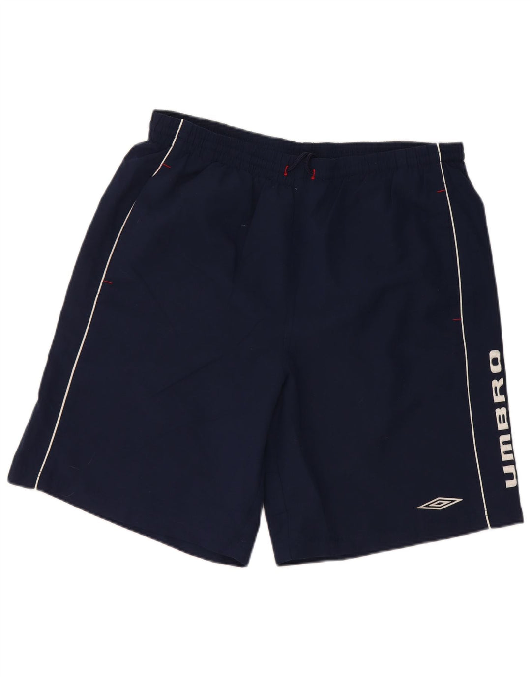 Pantaloncini sportivi grafici da uomo Umbro grandi in poliestere blu navy
