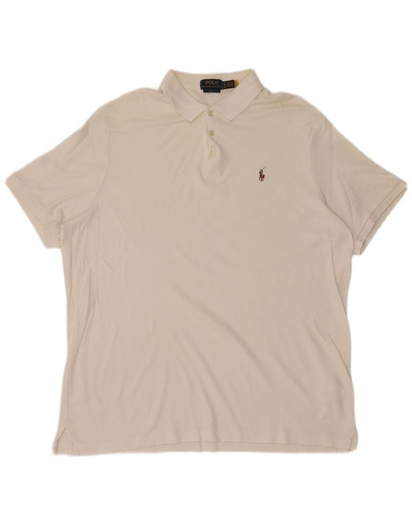 Polo Ralph Lauren Camicia da uomo vestibilità classica XL in cotone bianco