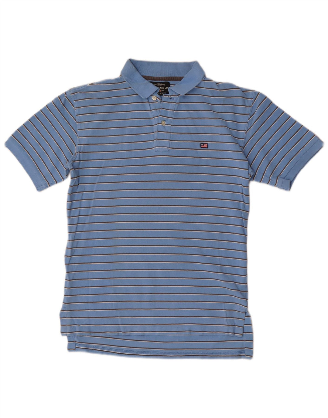 Polo da uomo Ralph Lauren piccola a righe blu