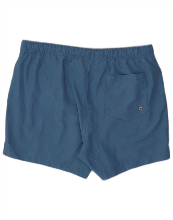 Pantaloncini da bagno da uomo Champion grandi in poliestere blu