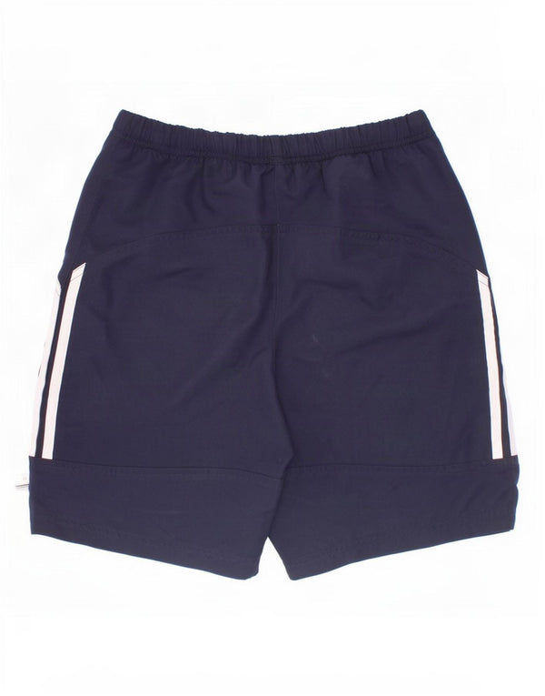 Pantaloncini sportivi Adidas da ragazzo 11-12 anni in poliestere blu navy