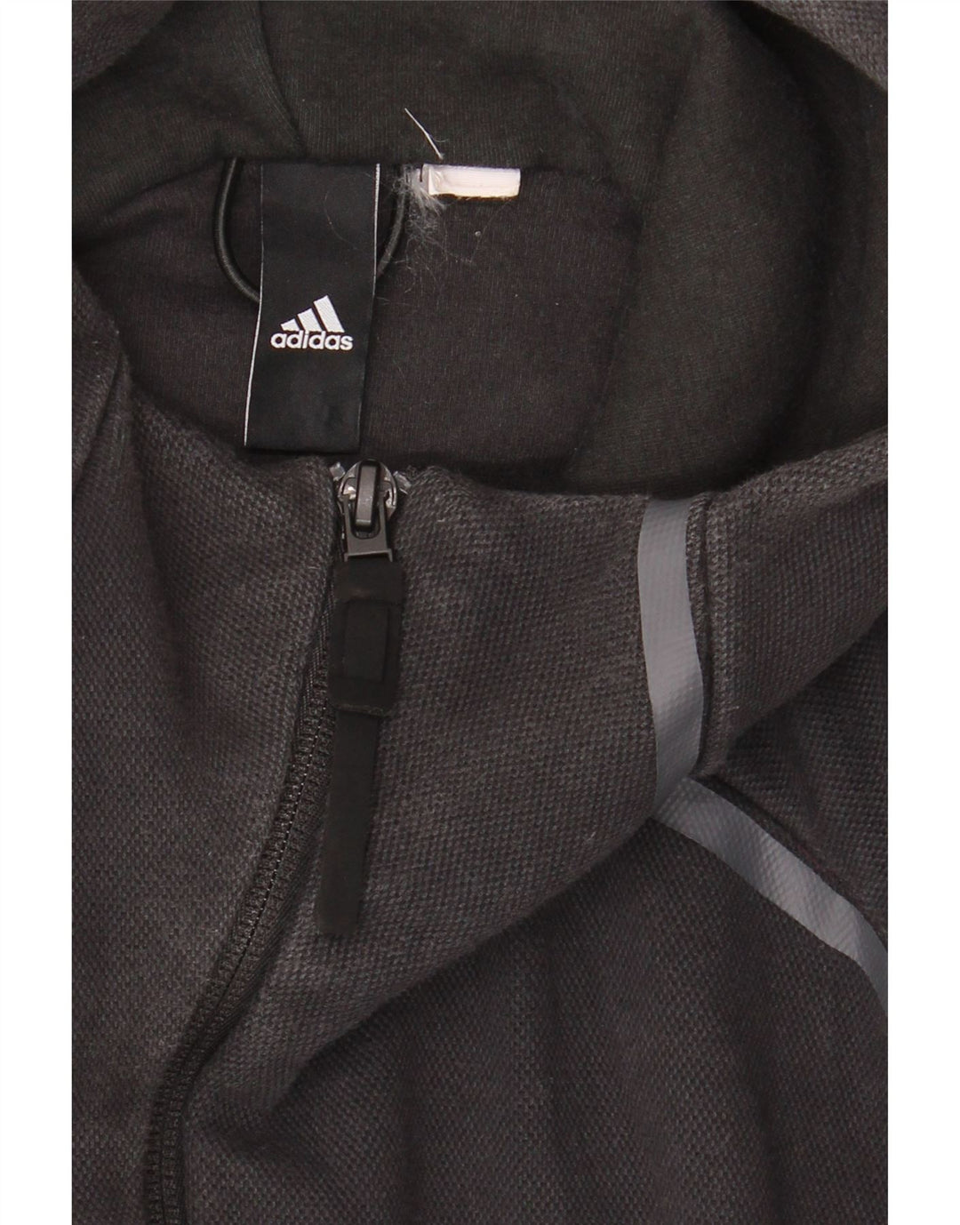 ADIDAS Mens Zip Hoodie Sweater Medium Grey Vintage Adidas and Second-Hand Adidas from Messina Hembry 