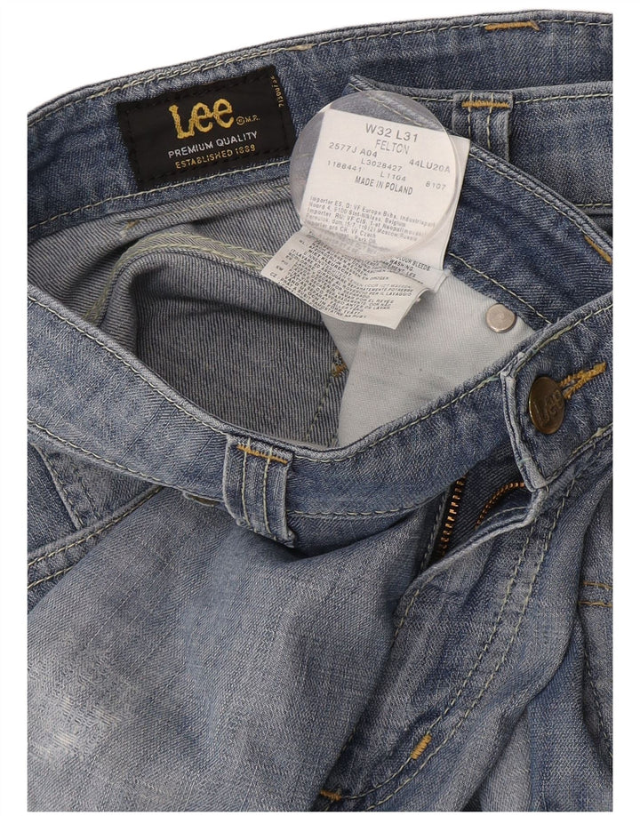 Jeans svasati Felton da donna LEE W32 L31 cotone blu