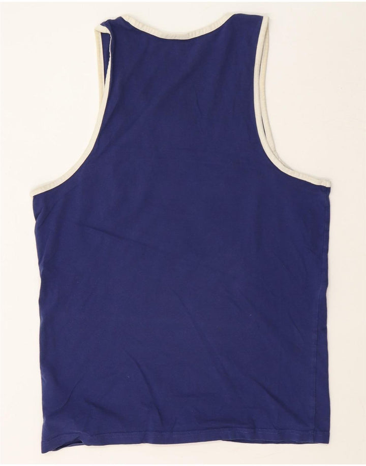 Canotta grafica da uomo di merce autentica, blu navy medio