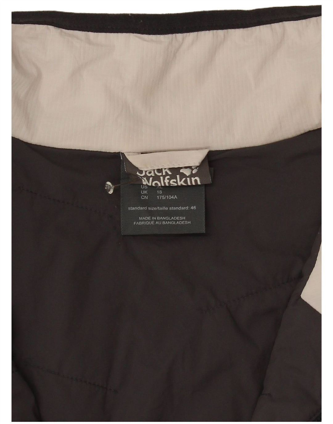 Giacca a vento da donna Jack Wolfskin UK 18 XL White Colourblock