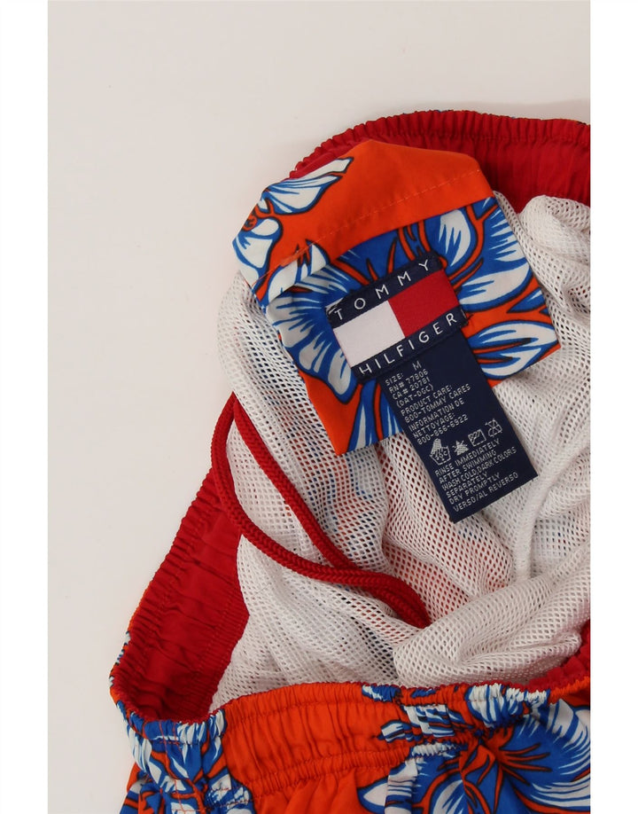 TOMMY HILFIGER Pantaloncini da bagno da uomo Arancione medio floreale