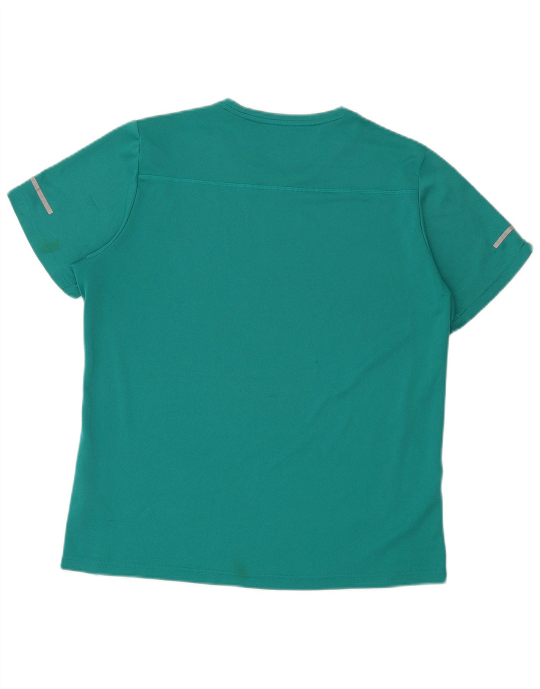 Adidas Uomo Climalite T-shirt Top Large Turchese Poliestere