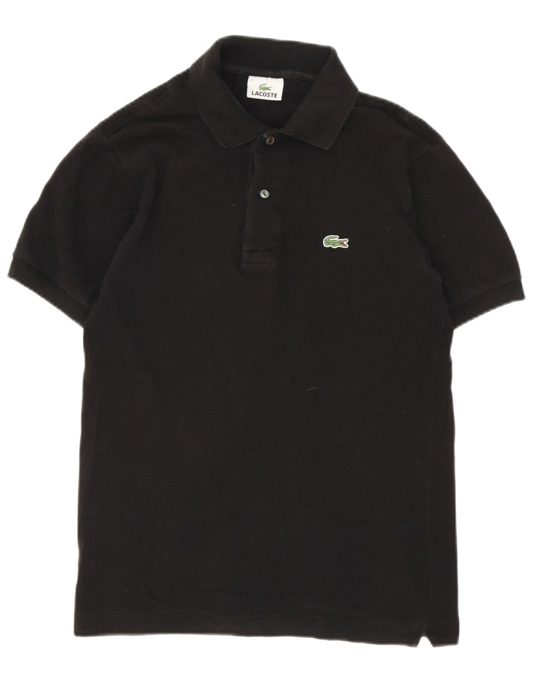 Polo da uomo Lacoste taglia 2 XS in cotone nero
