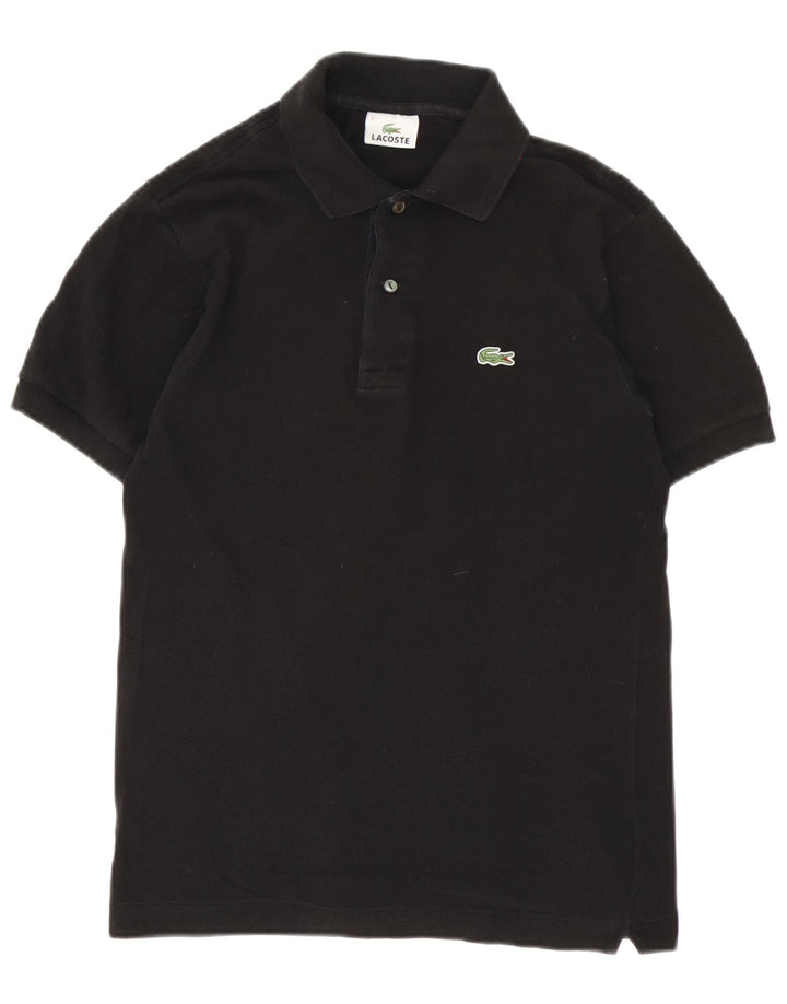 Polo da uomo Lacoste taglia 2 XS in cotone nero