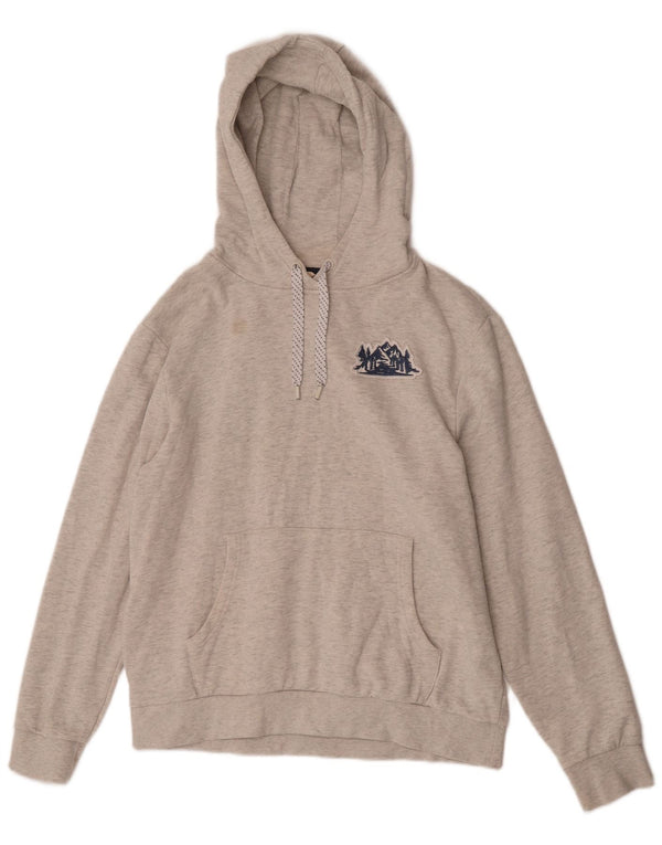 Maglione con cappuccio da donna Mountain Warehouse UK 14 Cotone grigio medio