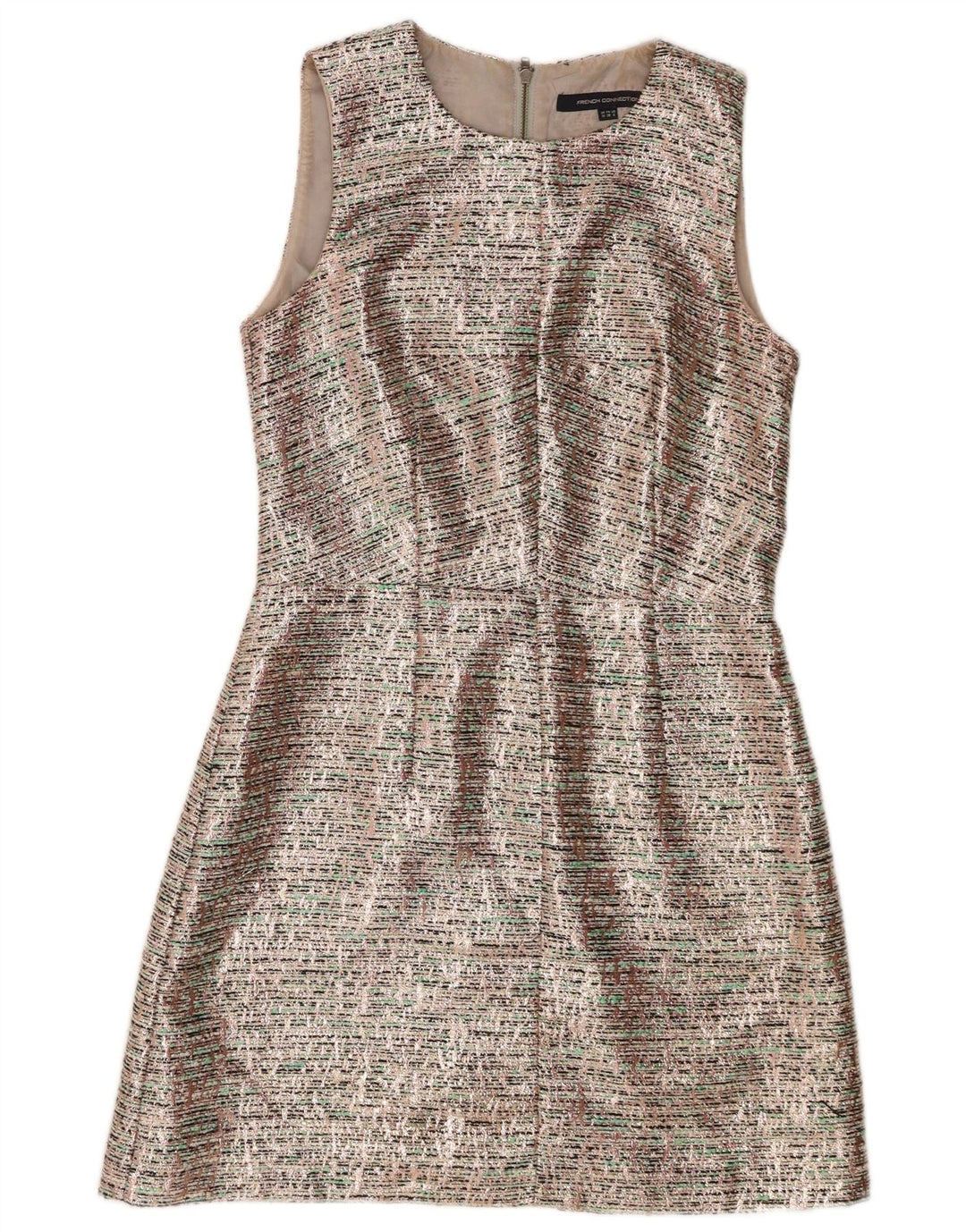 Abito tubino senza maniche da donna French Connection UK 10 piccolo multicolore