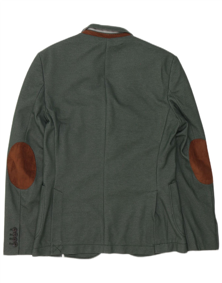 Giacca blazer a 2 bottoni da uomo Zara UK 38 verde medio