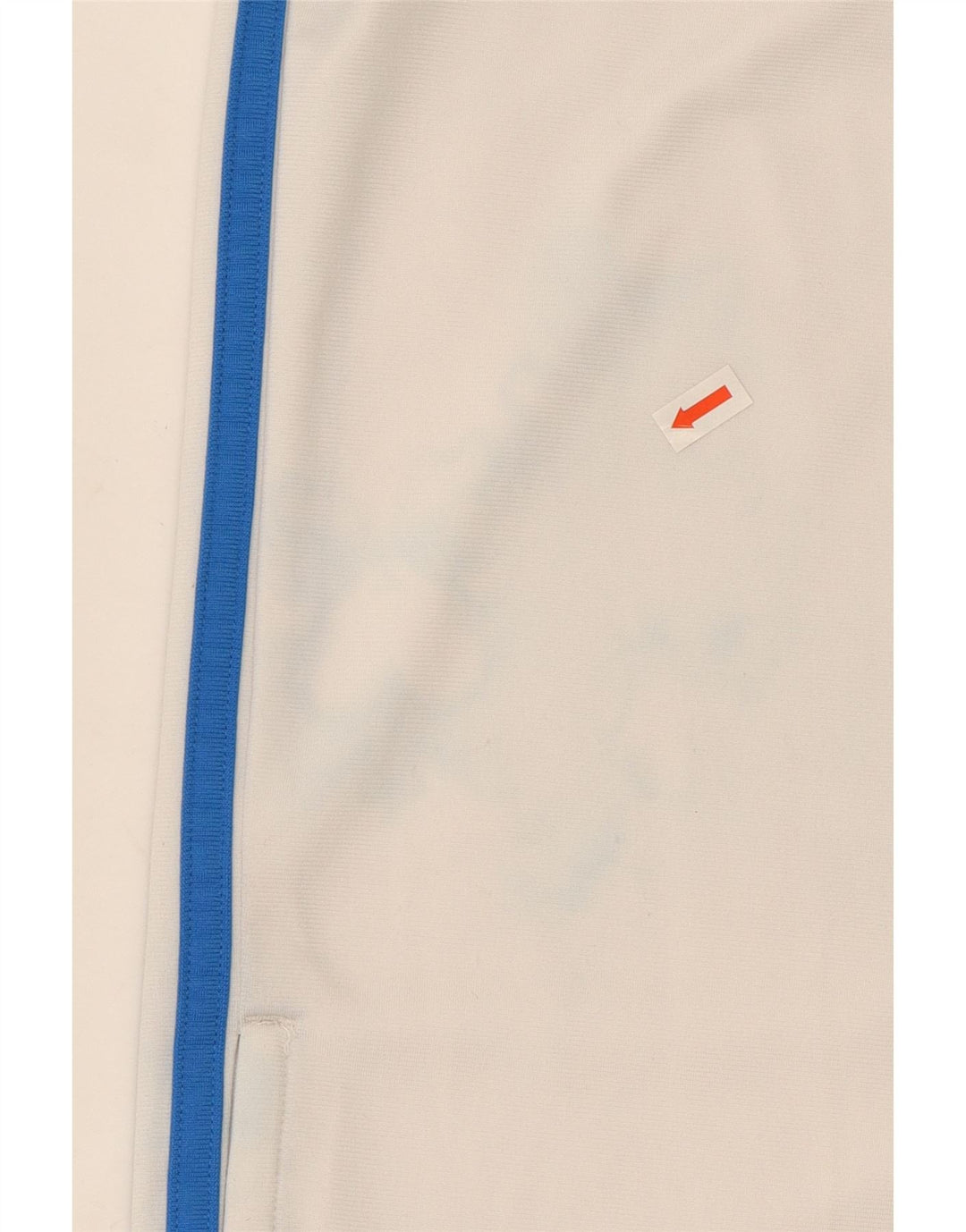 Pantaloni da tuta da uomo Adidas Small bianchi in poliestere