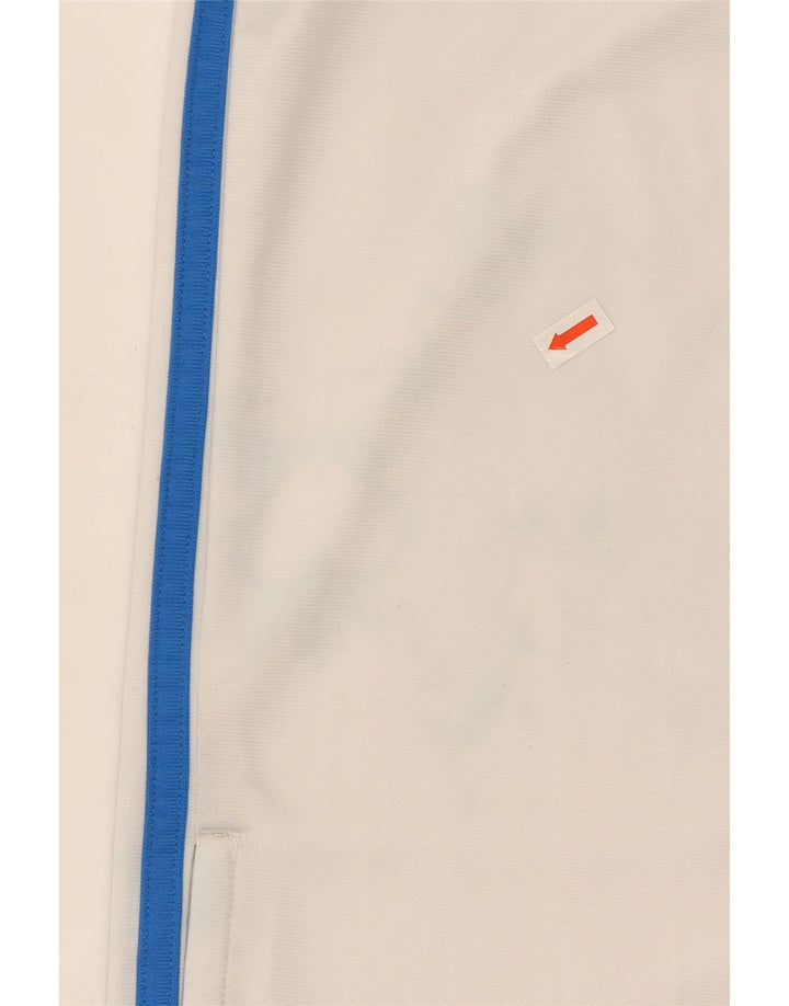 Pantaloni da tuta da uomo Adidas Small bianchi in poliestere